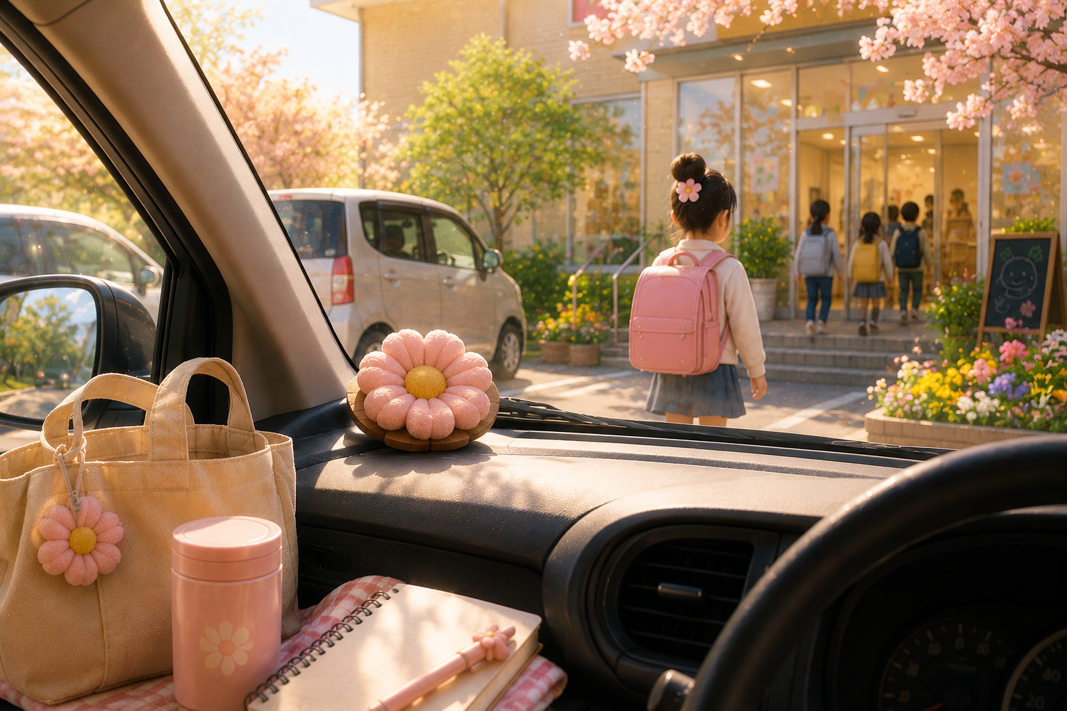 なぜ私だけ待ちぼうけなのだろう 〜塾体験中の駐車場より〜