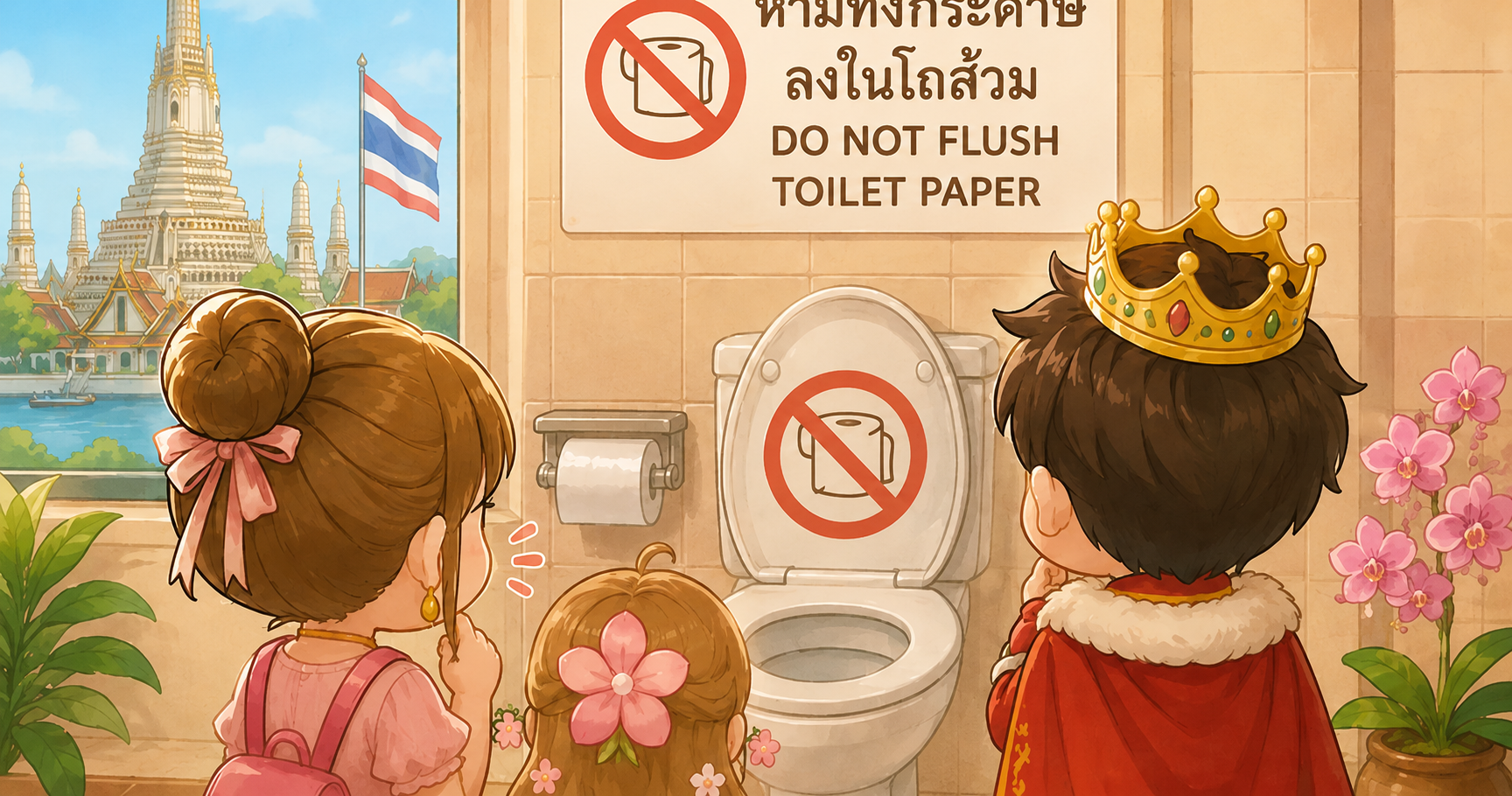 タイ旅行で忘れていたこと トイレットペーパー問題