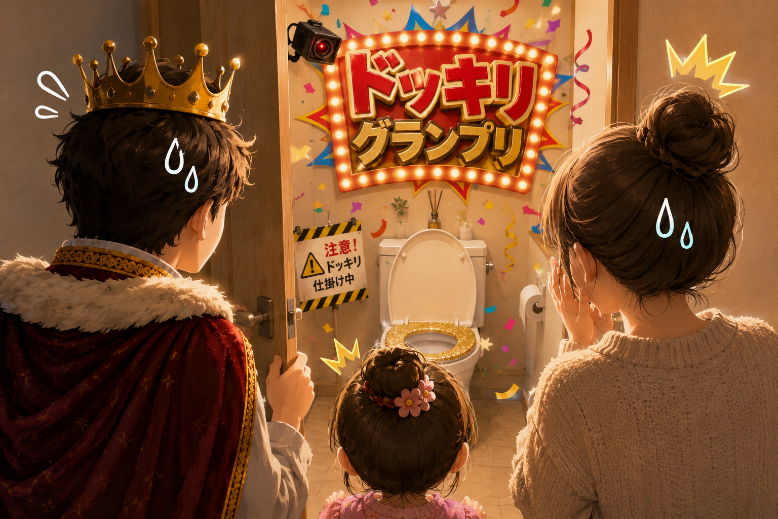 我が家のトイレが突然ドッキリグランプリになった日