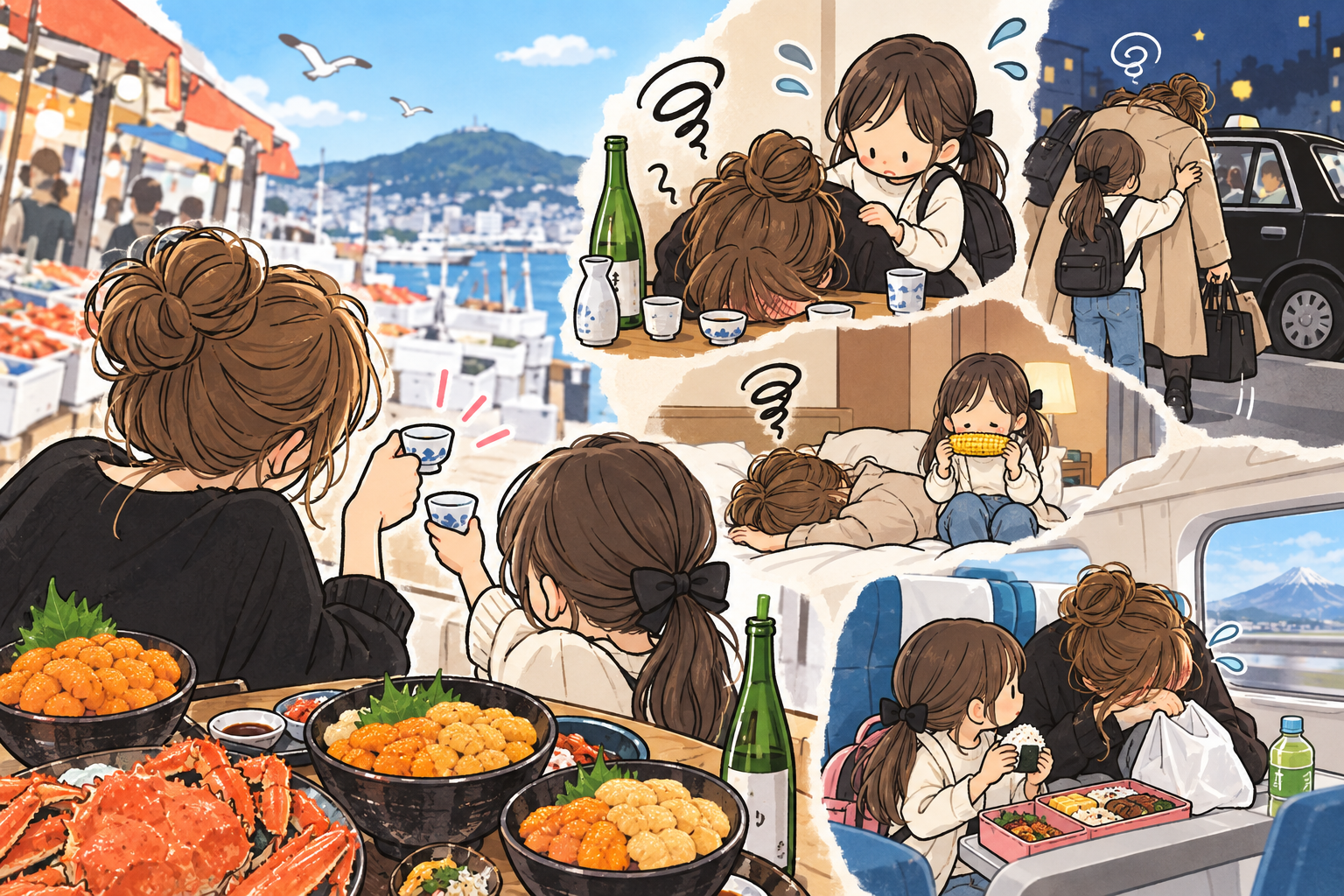 最終日の朝。どうしてもウニが食べたい